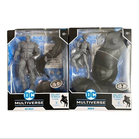 Mcfarlane Multiverse Batman and Robin Platinum Edition The Dark Knight Returns - Picture 1 of 6